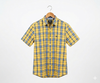 Men's Casual Yellow Chk Half Sleves Shc-1838 ORG