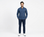 Men's Casual Shirt - Shc-1705 Texture Blue