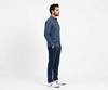 Men's Casual Shirt - Shc-1705 Texture Blue