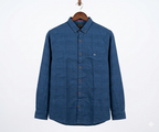 Men's Casual Shirt - Shc-1705 Texture Blue
