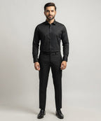 Men's Dress Shirt - Black Dsh-0270