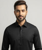 Men's Dress Shirt - Black Dsh-0270