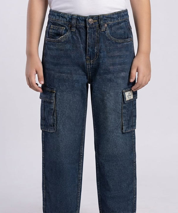 Boys 6 Pocket Baggy Denim Jeans- Bjp-0312