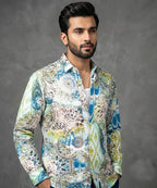 Men's Casual Shirt - Shc-1216 Multi Printed