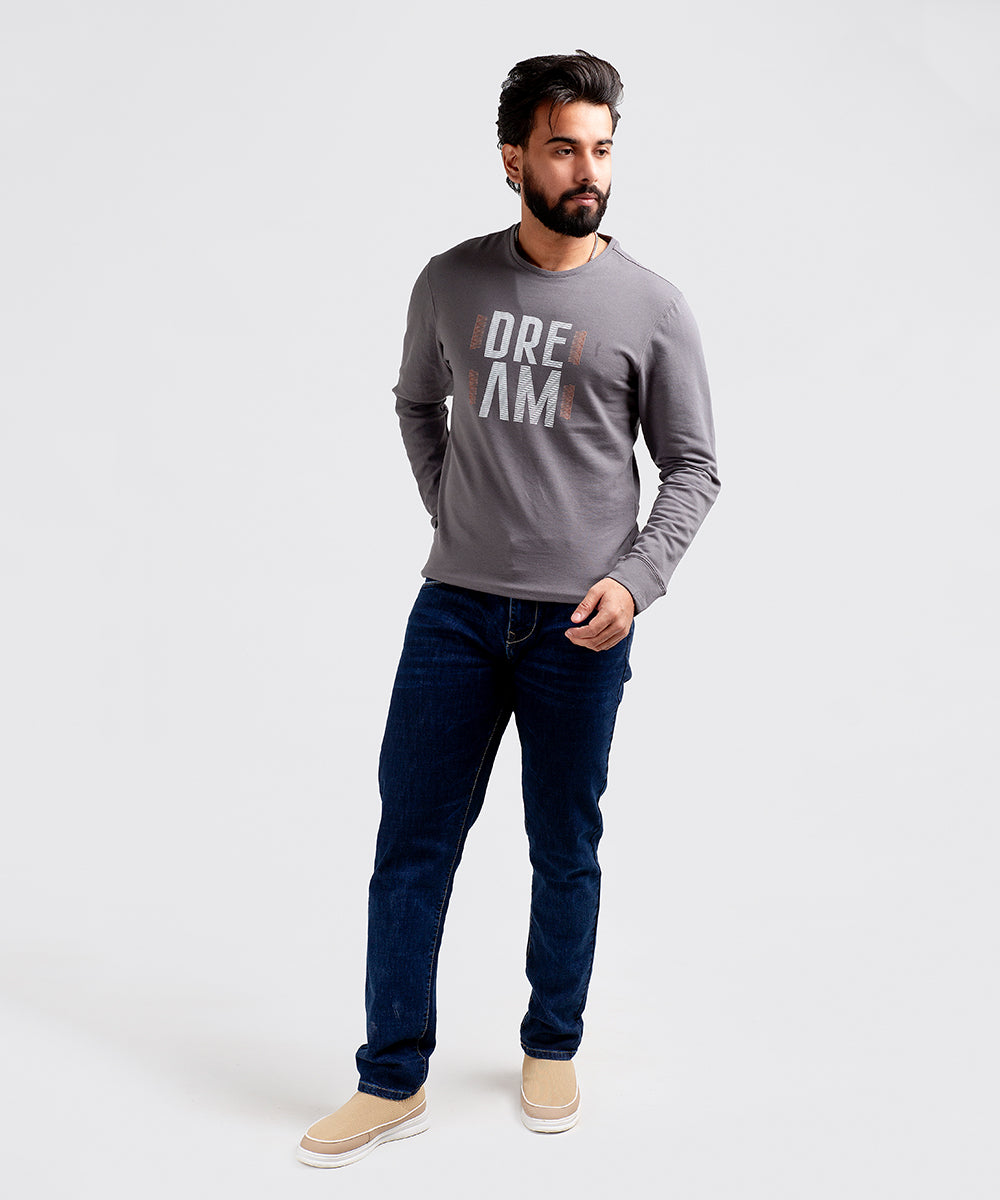 Men's Sweat Shirt - Grey Dream