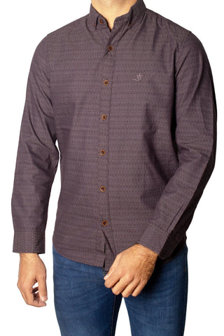 Men's Casual Shirt SHC-1703 Texture Grey