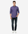 Men's Casual Shirt - Shc-1192 Blue Chk