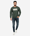 Men's Sweat Shirt Hope - Green Tsh-5969