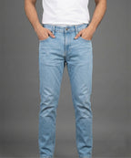 HR Clothing Men's Denim - Ice Blue JP-2101