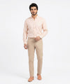 Men's Over Size Casual Shirt - Texture Pink Shc-1938 ORG