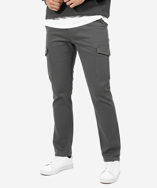 Men's Cotton Pant 6 Pocket - Greyish Purple Cp-0543