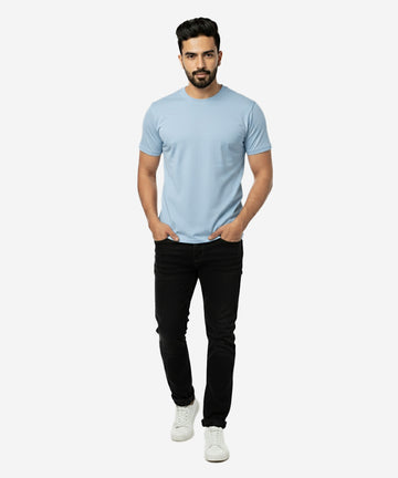 HR Clothing Men’s Basic T-Shirt – Sky