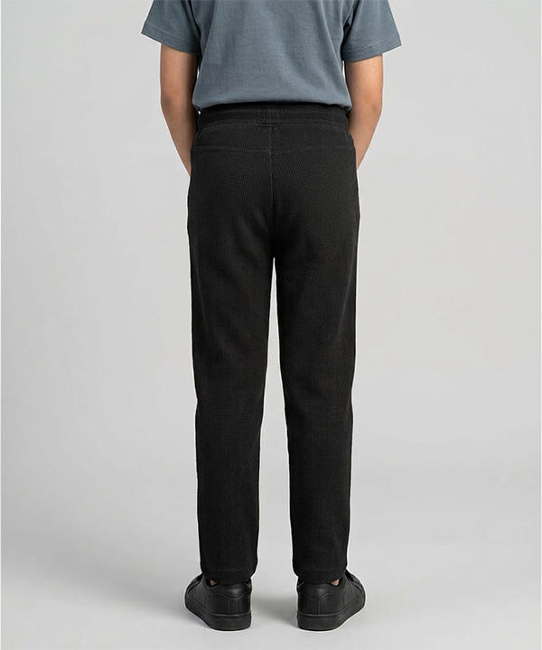 Kids Straight Fit Trouser Blw-0138 - Black