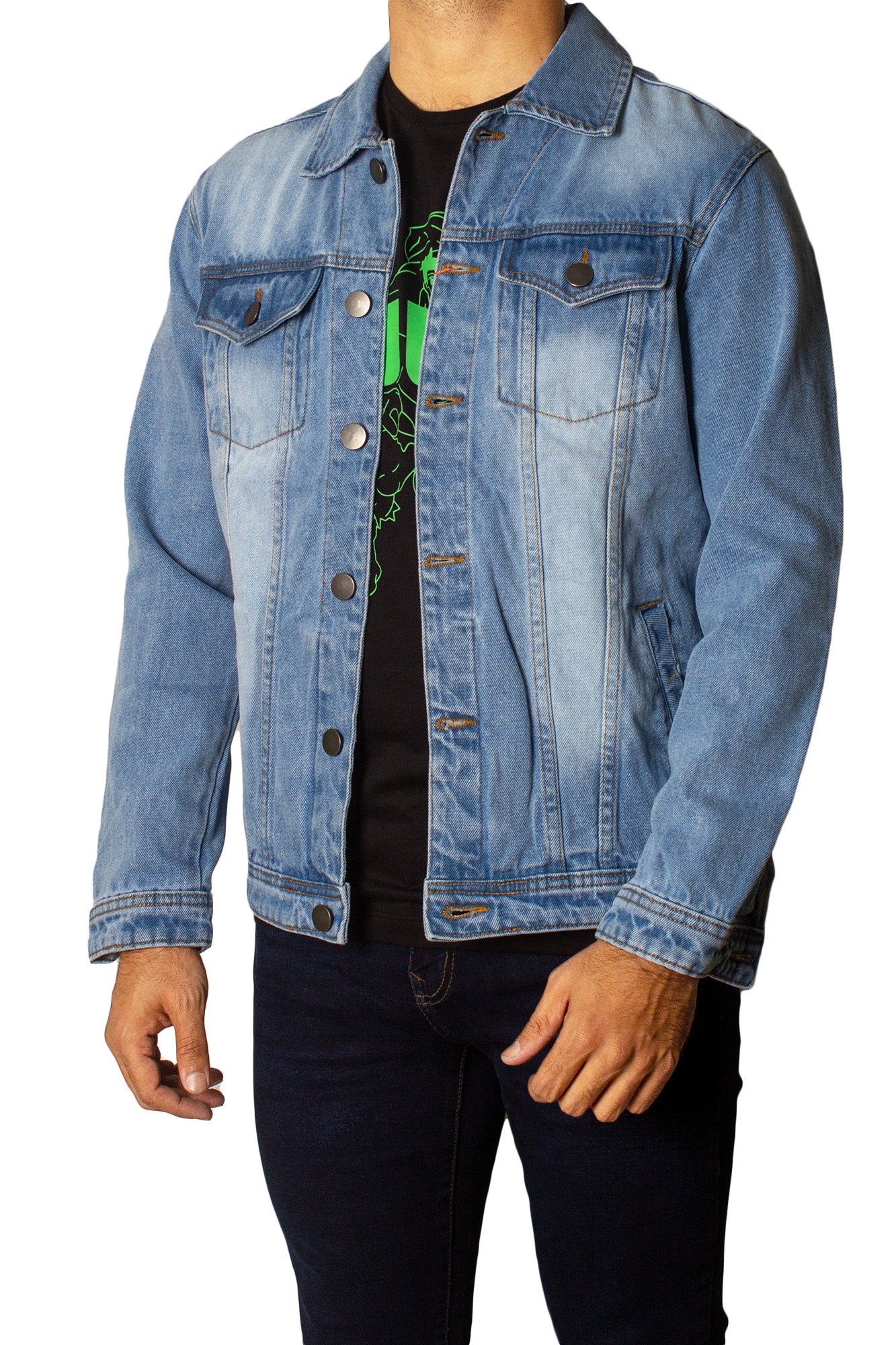 Denim Jacket Jk-0347 Ice-Blue