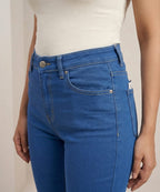 HR Clothing Women's Slim Fit Denim Jeans-LJP-0041–Ink-Blue