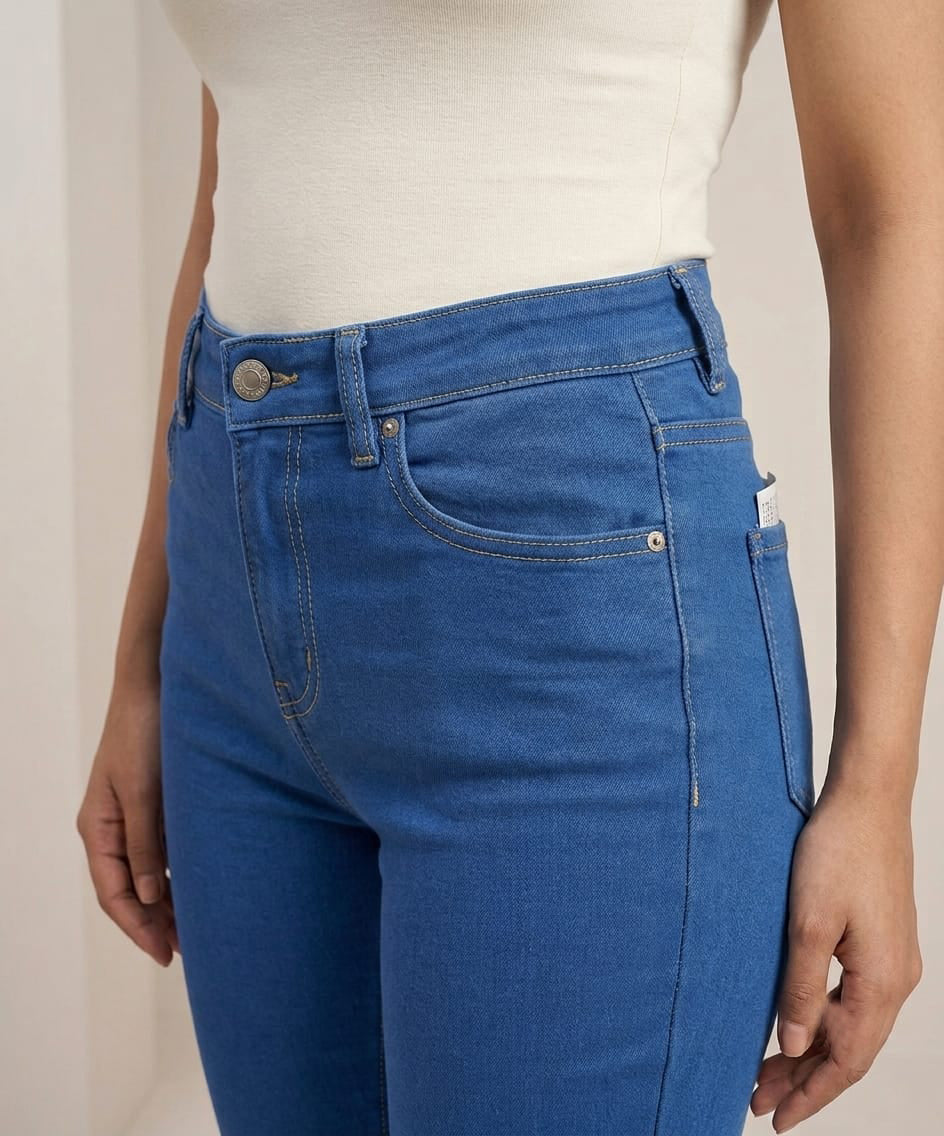 HR Clothing Women's Slim Fit Denim Jeans-LJP-0041–Ink-Blue