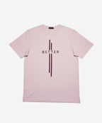 HR clothing Mens Printed T-Shirt - Light Pink TSH-5685