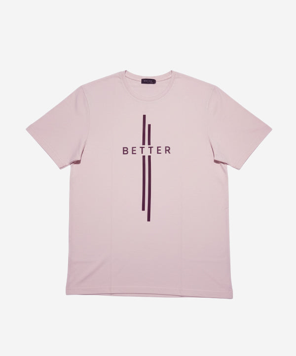 HR clothing Mens Printed T-Shirt - Light Pink TSH-5685
