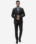 Formal Suit Gst-0123 Black 2 Button