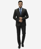 Formal Suit Gst-0123 Black 2 Button