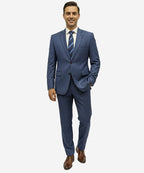 Formal Suit Gst-0124 Malaysian Blue 2 Button