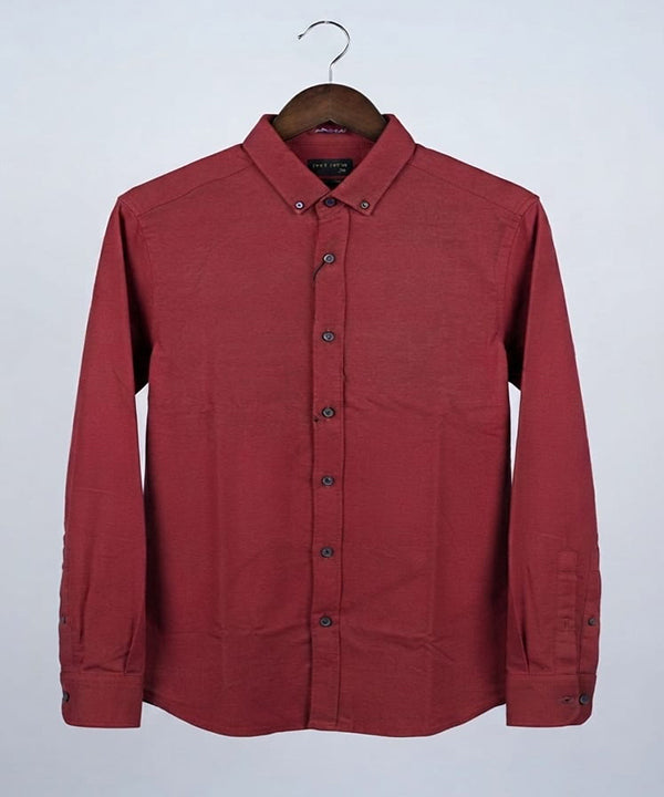 Men's Casual Shirt - Shc-2098 Maroon (ORG-H)