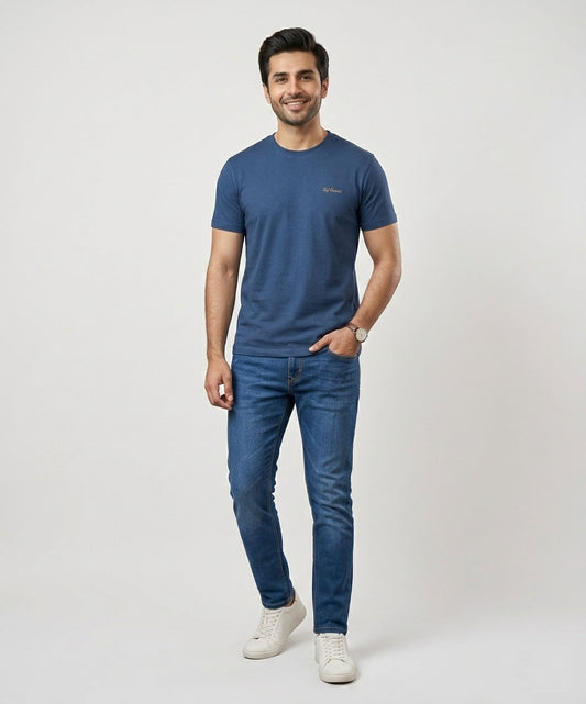 Men's Denim Tailored Fit- Navy JP-1820