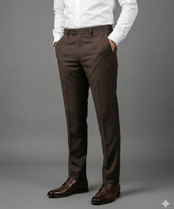 Men's Dress Pant - D Brown DP-0104