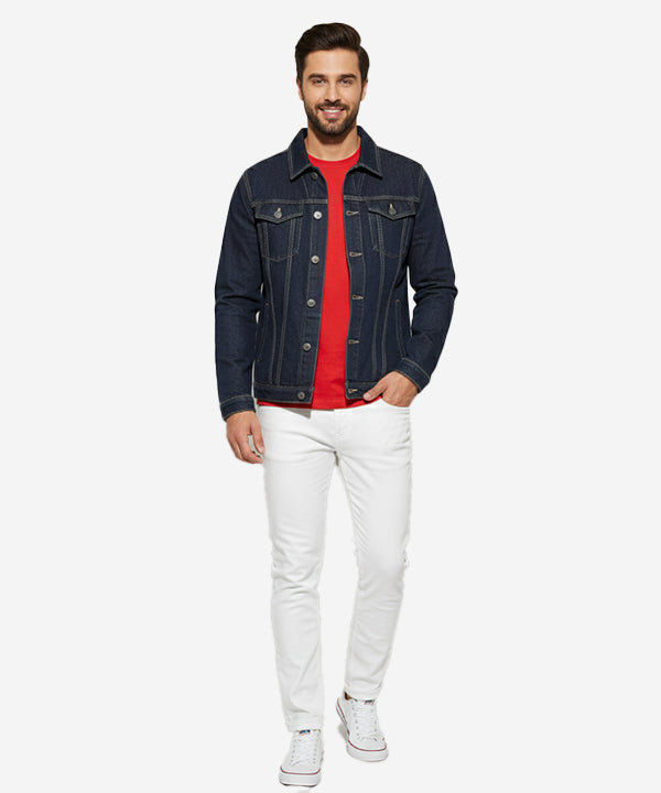 Men's Denim Jacket - Navy JK-0410