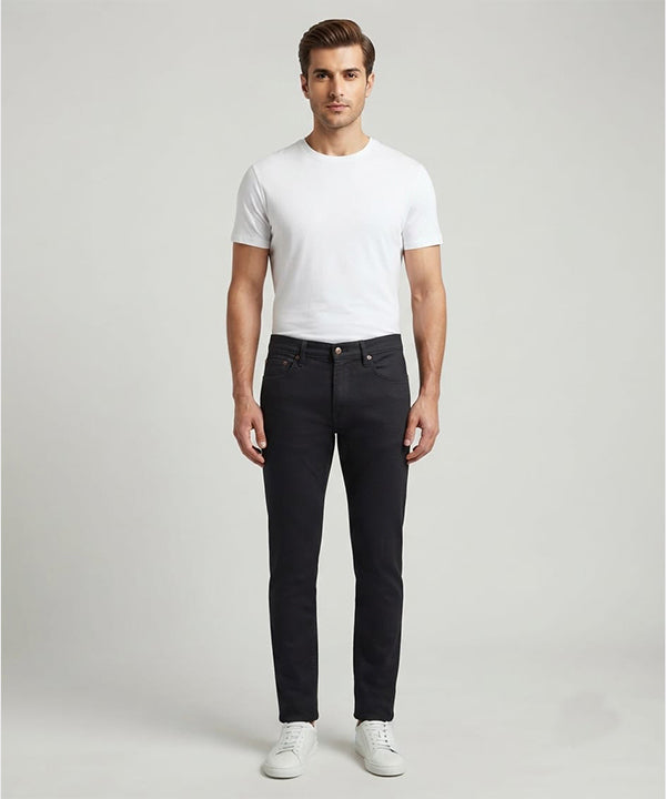 HR Clothing Men's Denim - Black JP-1920