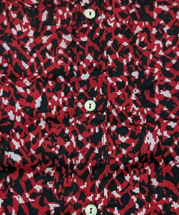 Men's Casual Printed Maroon Half Sleves Shc-1778