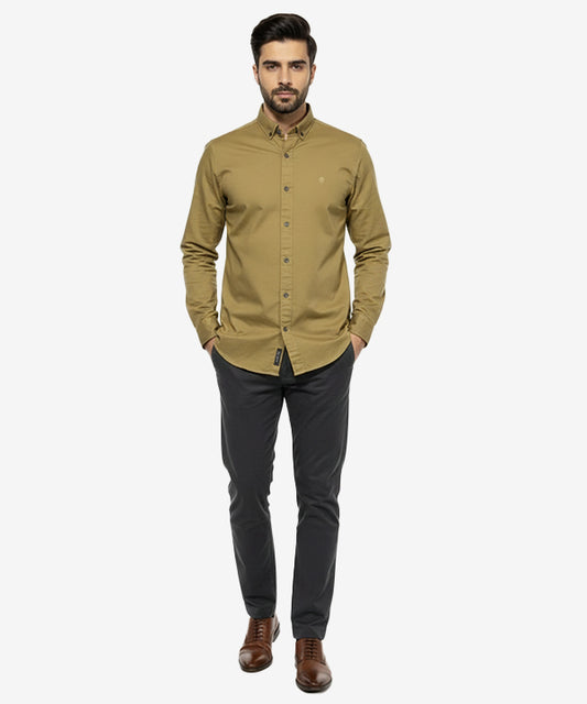 Men's Casual Shirt - Shc-1608 Brown