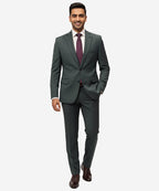 Formal Suit Gst-0124 Green 2 Button
