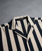 Men's Casual Shirt Half Sleeves - SHC-3069 Beige Stripe ( ORG )