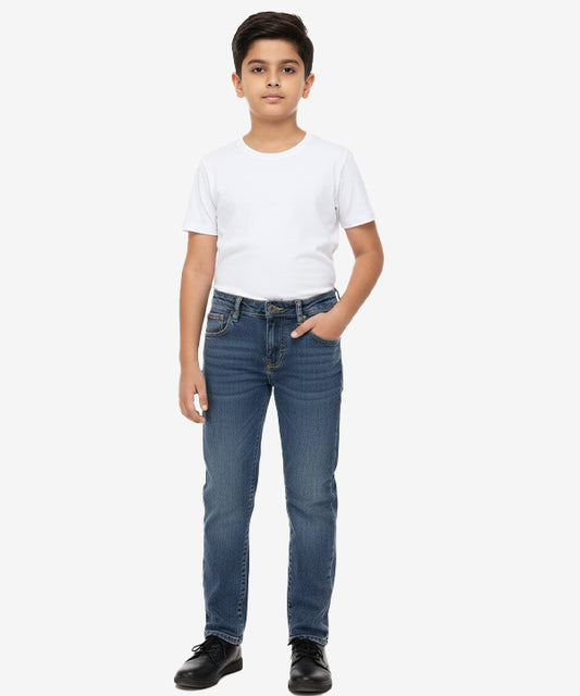 Kids Jeans Pant - Greenish Bjp-0270
