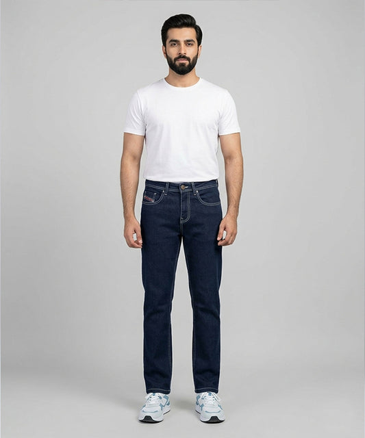 Men's Denim Samrt Baggy Regular Fit- JP-2206 Navy