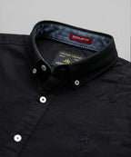 Men's Black Casual Shirt -Shc-1621 (ORG-H)