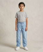 Boys Smart Baggy - L-Blue - Jeans - BJP-0318