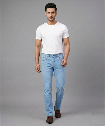 Men's Denim Tailored Fit- JP 2201 Light Blue