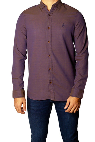 Men's Casual Shirt SHC-1697 Texture Navy