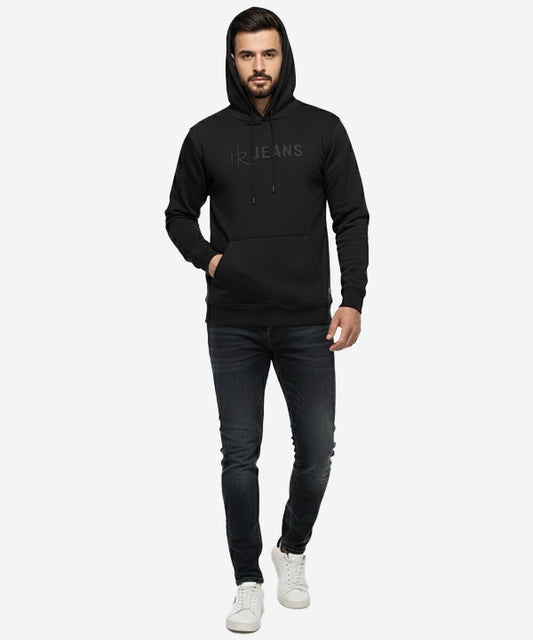 Men's Hoodie - Black Tsh-5990