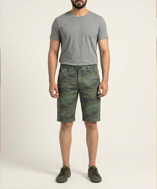 Men’s Summer Cotton Camouflage Shorts- BR-0122