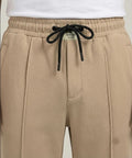 Men’s Smart Baggy Waffle Trouser– LWR-0711 Beige
