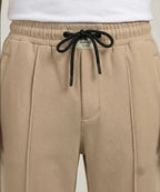 Men’s Smart Baggy Waffle Trouser– LWR-0711 Beige