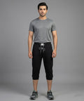 Men's Sports Knit Black Short- BR-0100