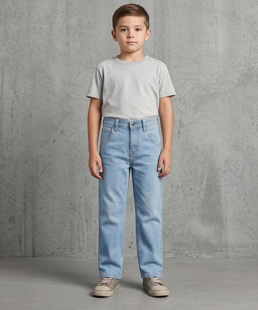 Boys Straight Fit Jeans- BJP-0297 Ice Blue