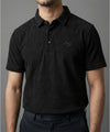 Men's T-Shirt Collar Black Tsh-5923