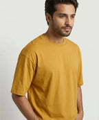HR Clothing Men's Camel Drop Shoulder T-Shirt - TSH-7208