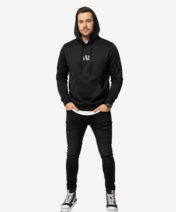 HR Clothing Men's Hoodie - Black TSH-6975