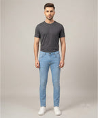 Men's Denim Slim Fit- JP-2237 Ice Blue